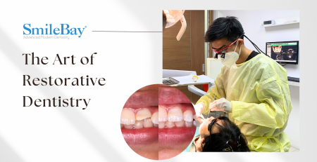 SmileBay dentist performing restorative dental treatment in Penang